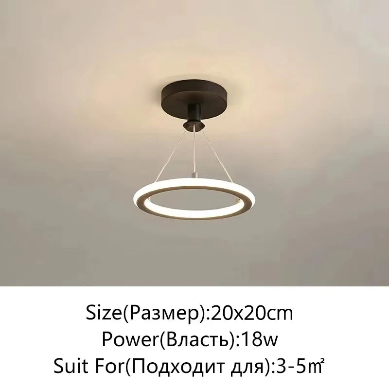 Nordic Simple LED Restaurant Pendant Lights Creative Light Luxury Dining Room Large Chandelier Modern Home Indoor Lighting Lamps