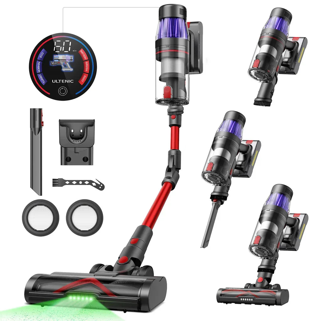 Ultenic U16 Flex Cordless Vacuum - 45,000Pa High Suction for Carpet, Pet Hair & Home Cleaning