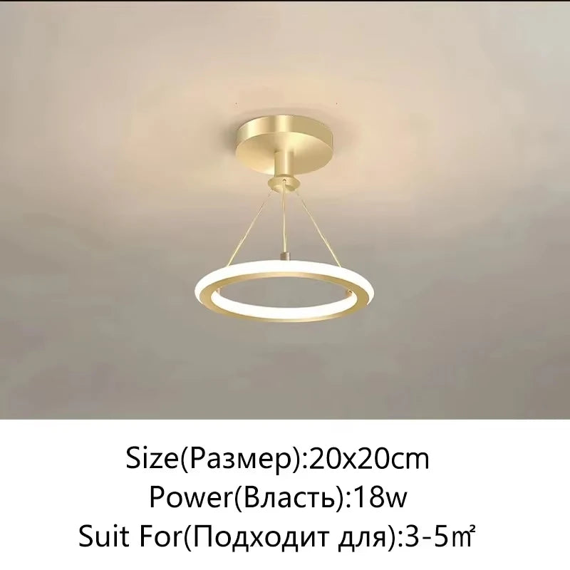 Nordic Simple LED Restaurant Pendant Lights Creative Light Luxury Dining Room Large Chandelier Modern Home Indoor Lighting Lamps