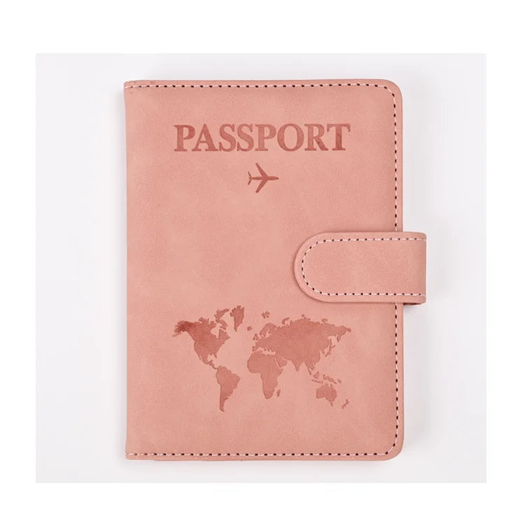 YY Anti-theft Passport Holder Covers Case Travel PU Leather Credit Card Wallet Cute Passport Book  Travel Accessories