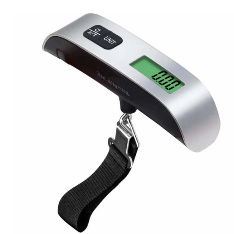 50kg Digital Luggage Scale Travel Accessories Baggage Scale with 110lbs Capacity Hanging  Luggage Weighing Scale for Travelers