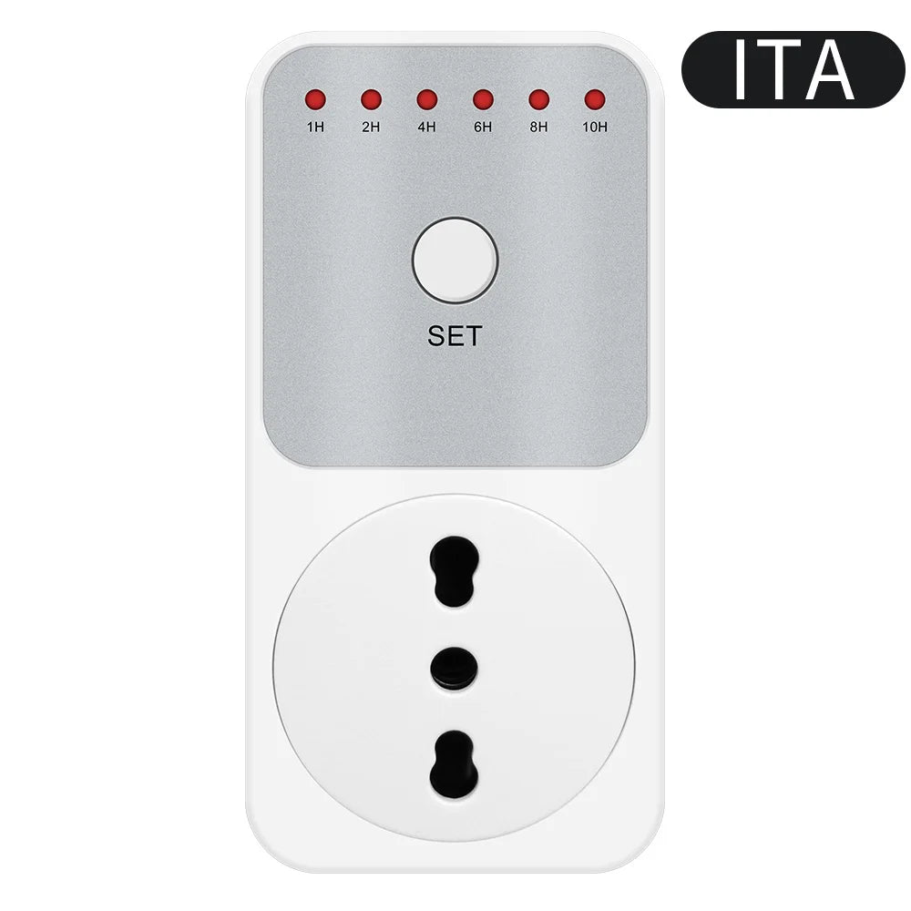 TM04 10Hr Countdown Timer Switch Socket Electronic Power Meter Intelligent Time Setting Control Socket Smart Control Plug-In
