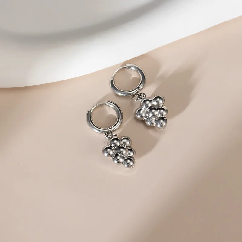 Elegant Stainless Steel Pendant Earrings Trendy Beach Vacation Pendant Earrings Party Travel Accessories Gifts for Women