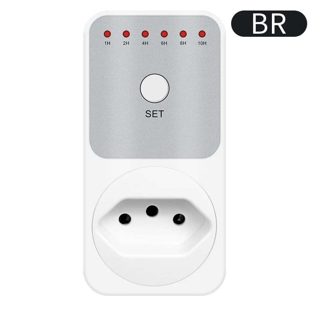 TM04 10Hr Countdown Timer Switch Socket Electronic Power Meter Intelligent Time Setting Control Socket Smart Control Plug-In