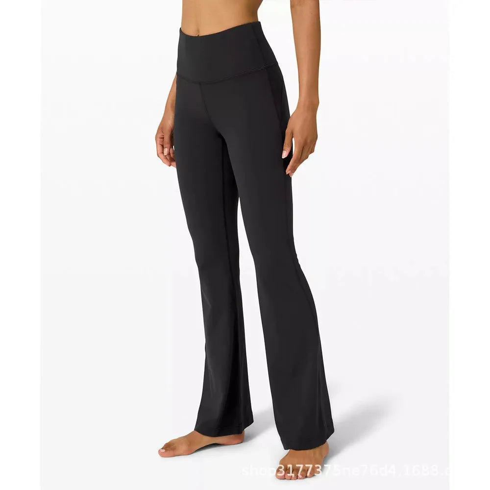 US Size Fashion Yoga Pants Bootcut High Waisted Bell Bottom Leggings for Women Vendor Flared Leggings
