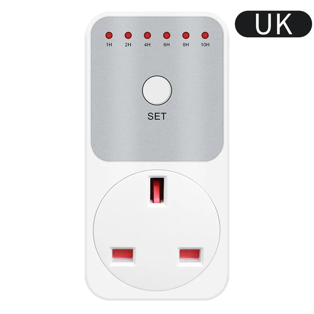 TM04 10Hr Countdown Timer Switch Socket Electronic Power Meter Intelligent Time Setting Control Socket Smart Control Plug-In