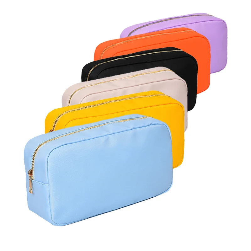 SUN CLOVER Stock Small Size Multi Color Waterproof Nylon Premium Organizer Waterproof Travel Accessories Mini Cosmetic Bag