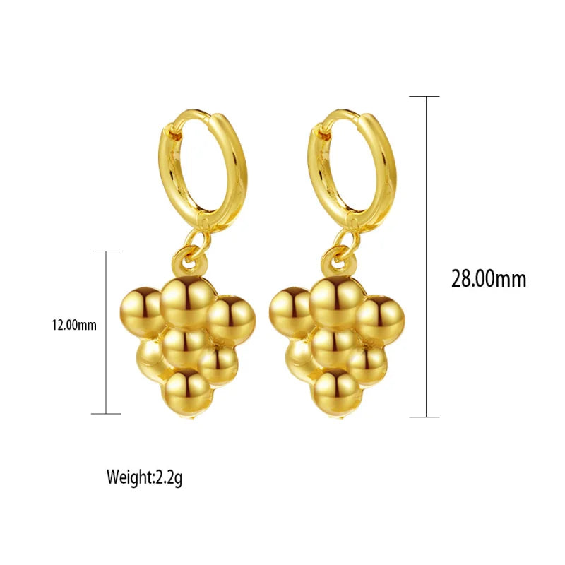 Elegant Stainless Steel Pendant Earrings Trendy Beach Vacation Pendant Earrings Party Travel Accessories Gifts for Women