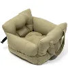 Portable Dog Car Seat Dog Travel Accessories Dual-use Car Pet Bed Booster Seat with Handy Side Pocket for Small and Medium Dogs