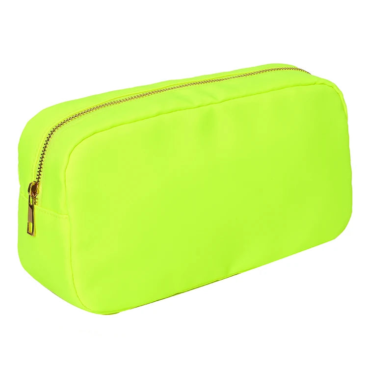 SUN CLOVER Stock Small Size Multi Color Waterproof Nylon Premium Organizer Waterproof Travel Accessories Mini Cosmetic Bag