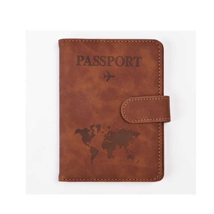 YY Anti-theft Passport Holder Covers Case Travel PU Leather Credit Card Wallet Cute Passport Book  Travel Accessories