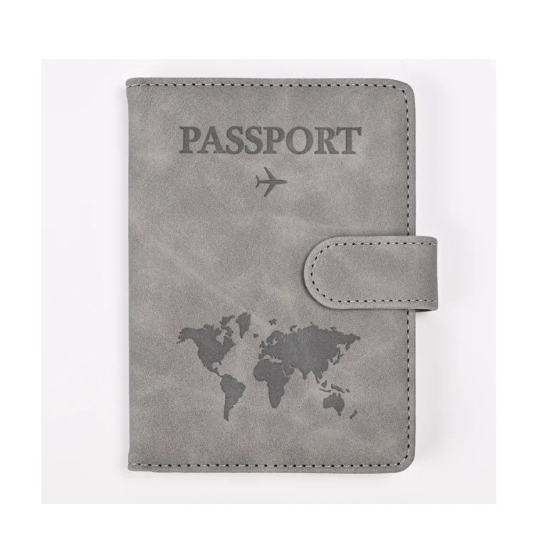 YY Anti-theft Passport Holder Covers Case Travel PU Leather Credit Card Wallet Cute Passport Book  Travel Accessories
