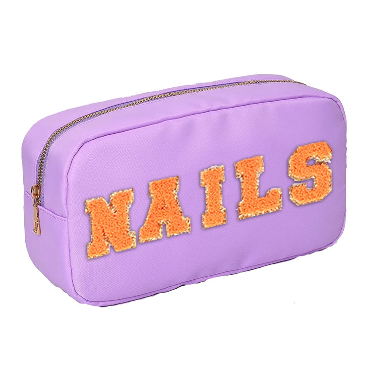 SUN CLOVER Stock Small Size Multi Color Waterproof Nylon Premium Organizer Waterproof Travel Accessories Mini Cosmetic Bag
