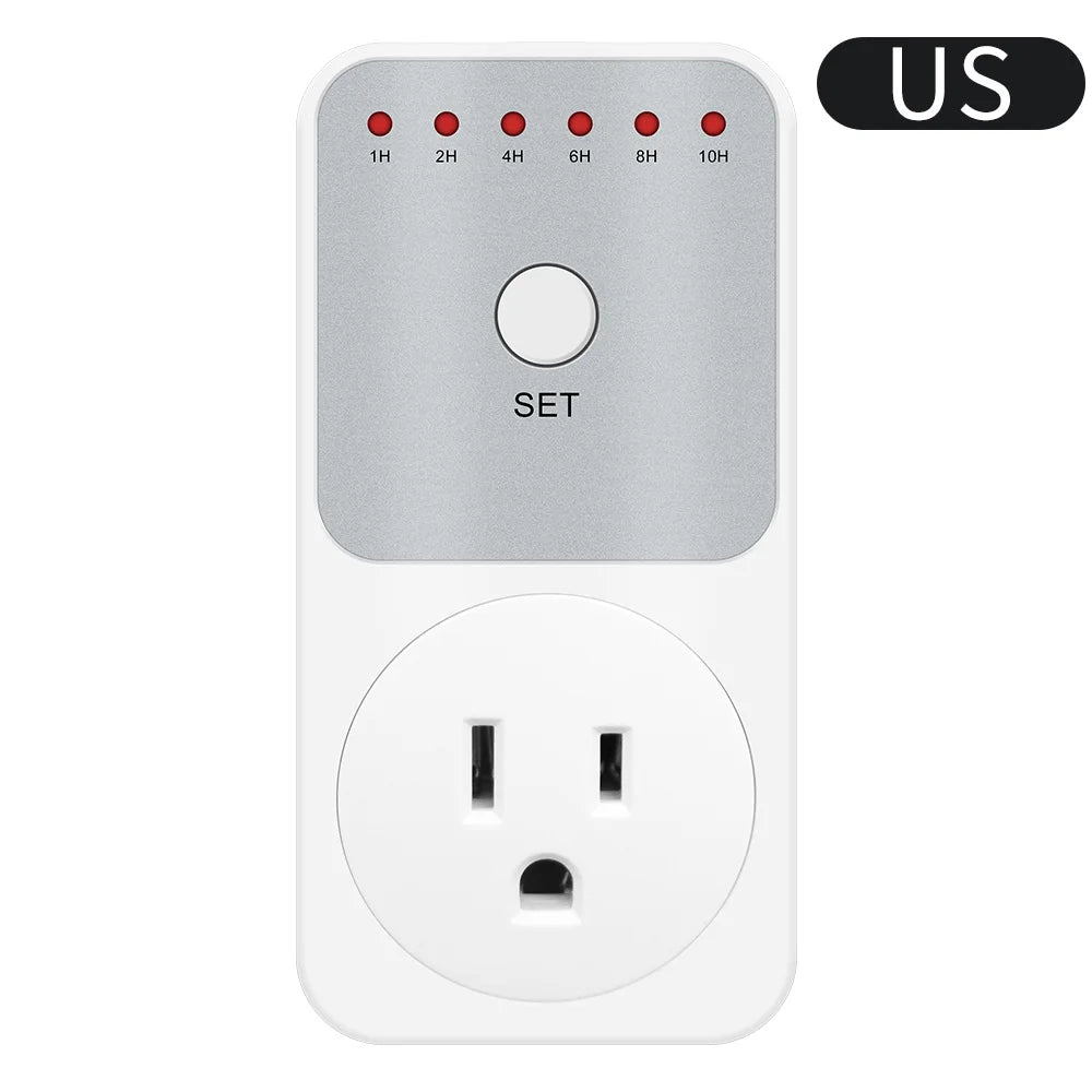 TM04 10Hr Countdown Timer Switch Socket Electronic Power Meter Intelligent Time Setting Control Socket Smart Control Plug-In