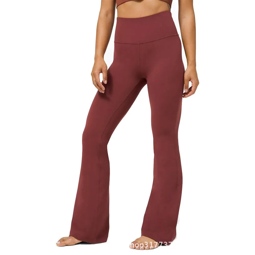 US Size Fashion Yoga Pants Bootcut High Waisted Bell Bottom Leggings for Women Vendor Flared Leggings