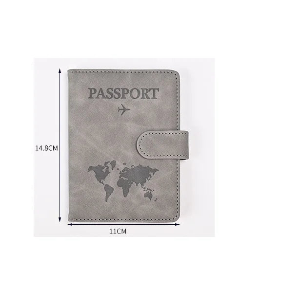 YY Anti-theft Passport Holder Covers Case Travel PU Leather Credit Card Wallet Cute Passport Book  Travel Accessories