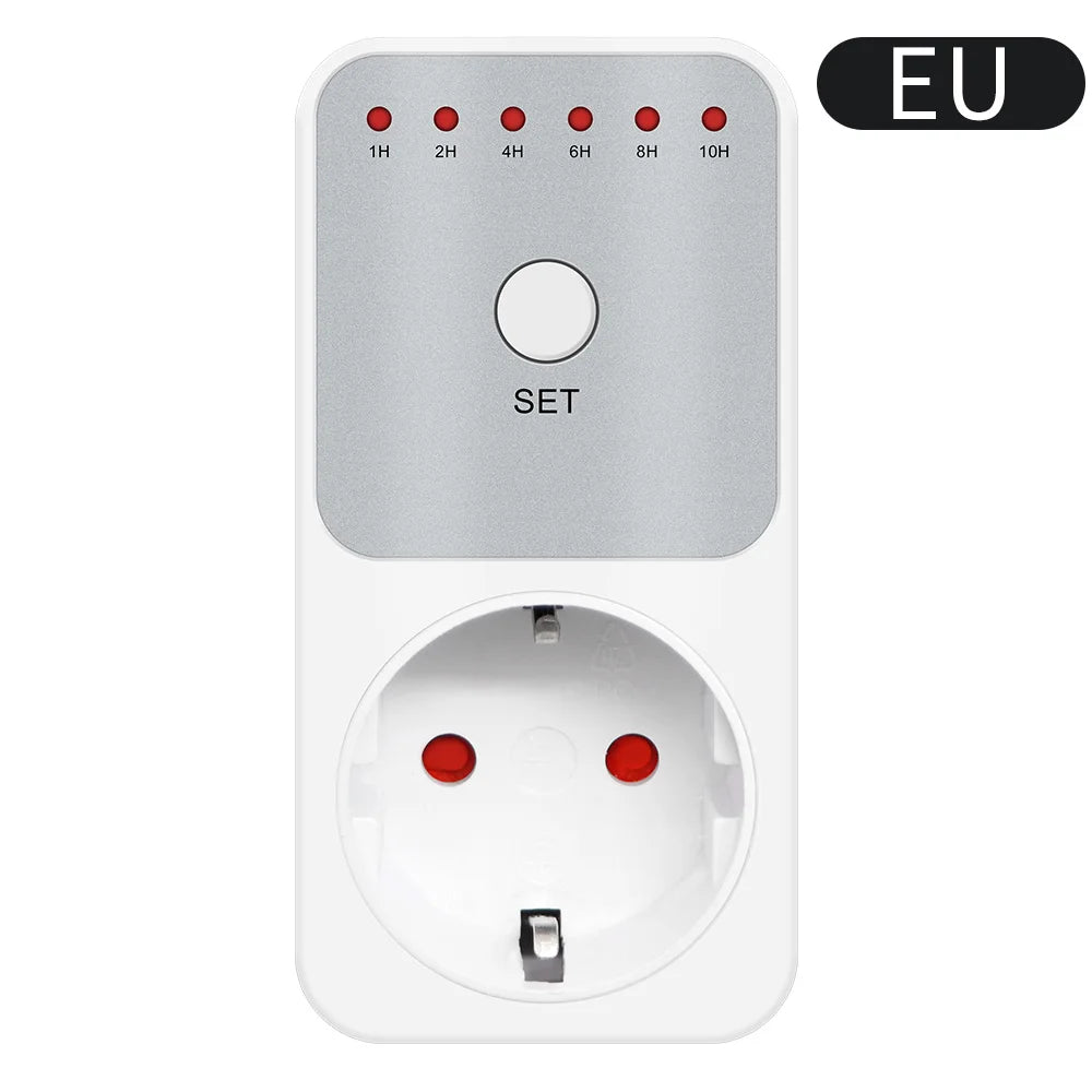TM04 10Hr Countdown Timer Switch Socket Electronic Power Meter Intelligent Time Setting Control Socket Smart Control Plug-In
