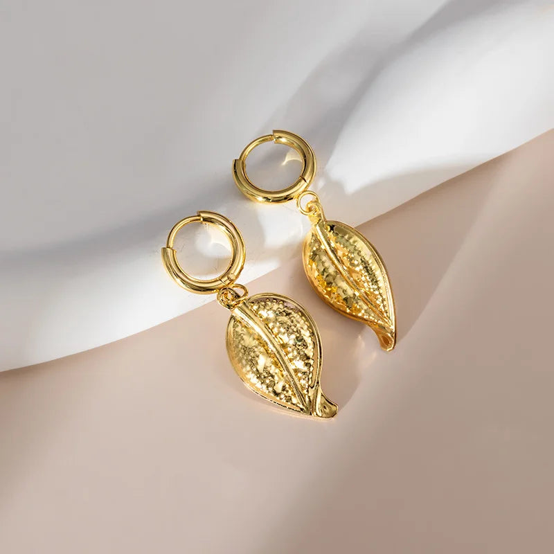 Elegant Stainless Steel Pendant Earrings Trendy Beach Vacation Pendant Earrings Party Travel Accessories Gifts for Women