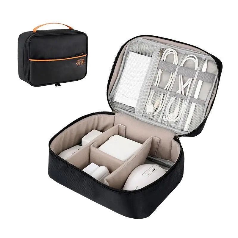 Electronics Organizer Travel Accessories Case Portable Nylon Cable Storage Bag For Tablet Charger Flash Drive SD Card