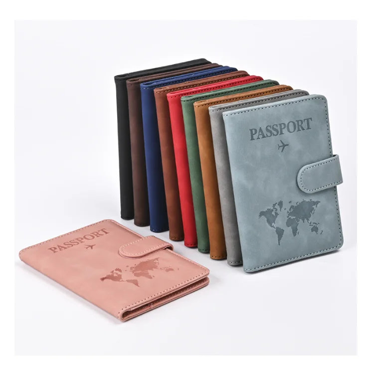 YY Anti-theft Passport Holder Covers Case Travel PU Leather Credit Card Wallet Cute Passport Book  Travel Accessories
