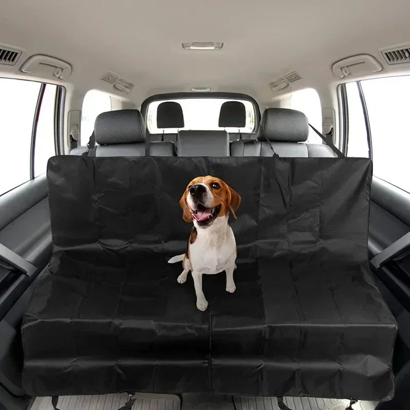Car Rear Seat Cover DogMatBlanketHammockPupTravelPadProtector Durable Fit PetProtectorforCarTruckSUVWaterproofPadsFoldableDogMat