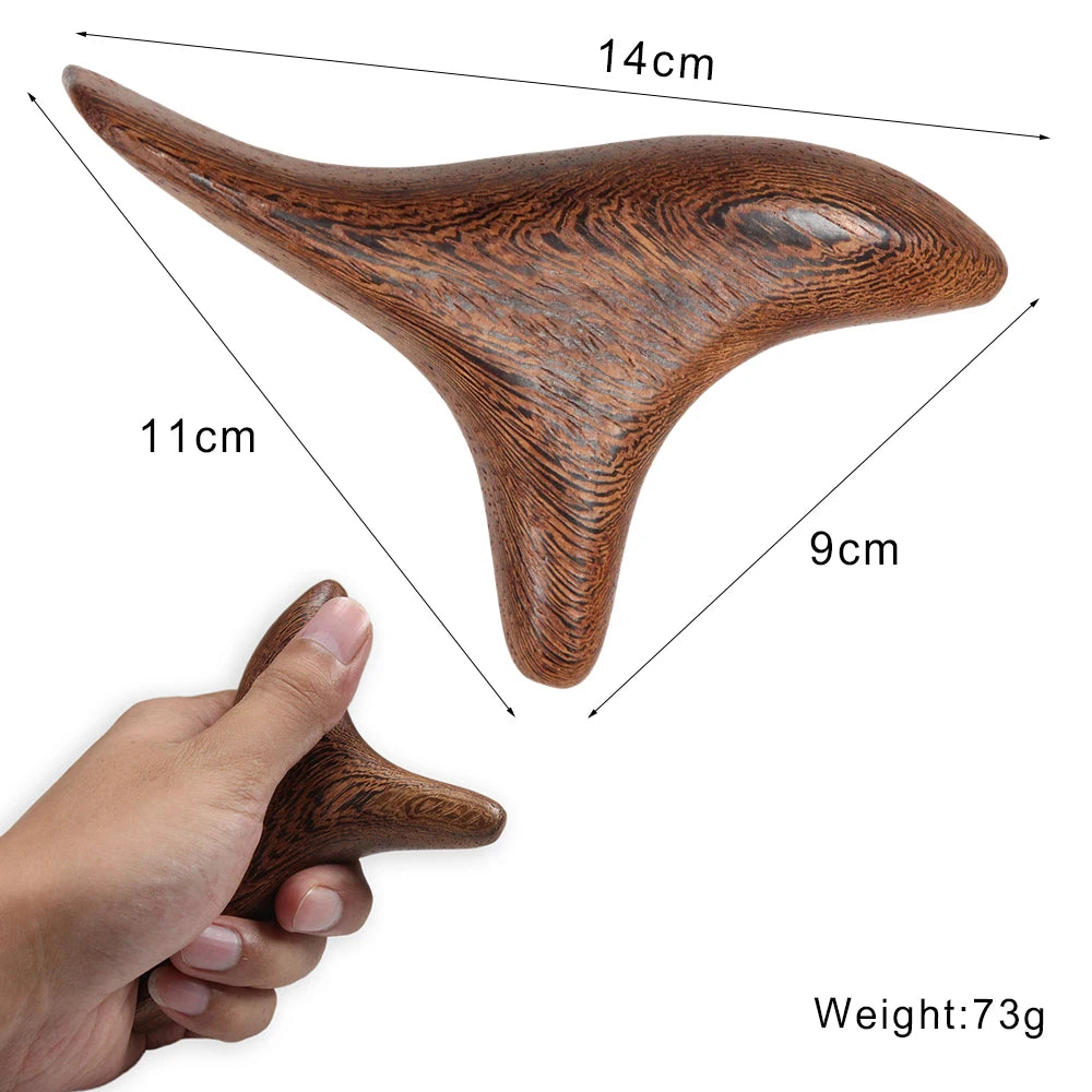 Wooden Massage Tools Wood Lymphatic Drainage Massager Anti Cellulite Body Shaping Tools for Beauty, Gua Sha, Sore Muscle Relief