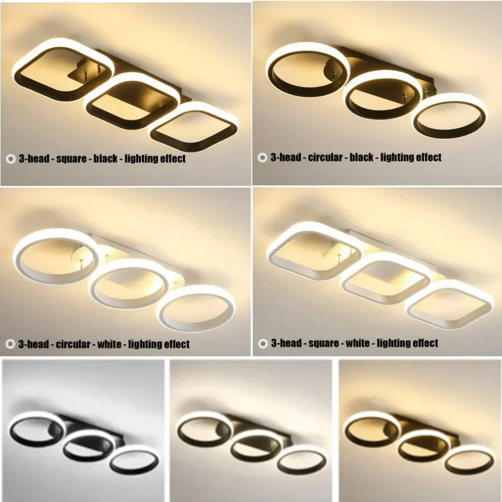 Modern LED Ceiling Lights Corridor Light Home Lighting Led Surface Mounted for Bedroom Living Room Corridor Light 3-color