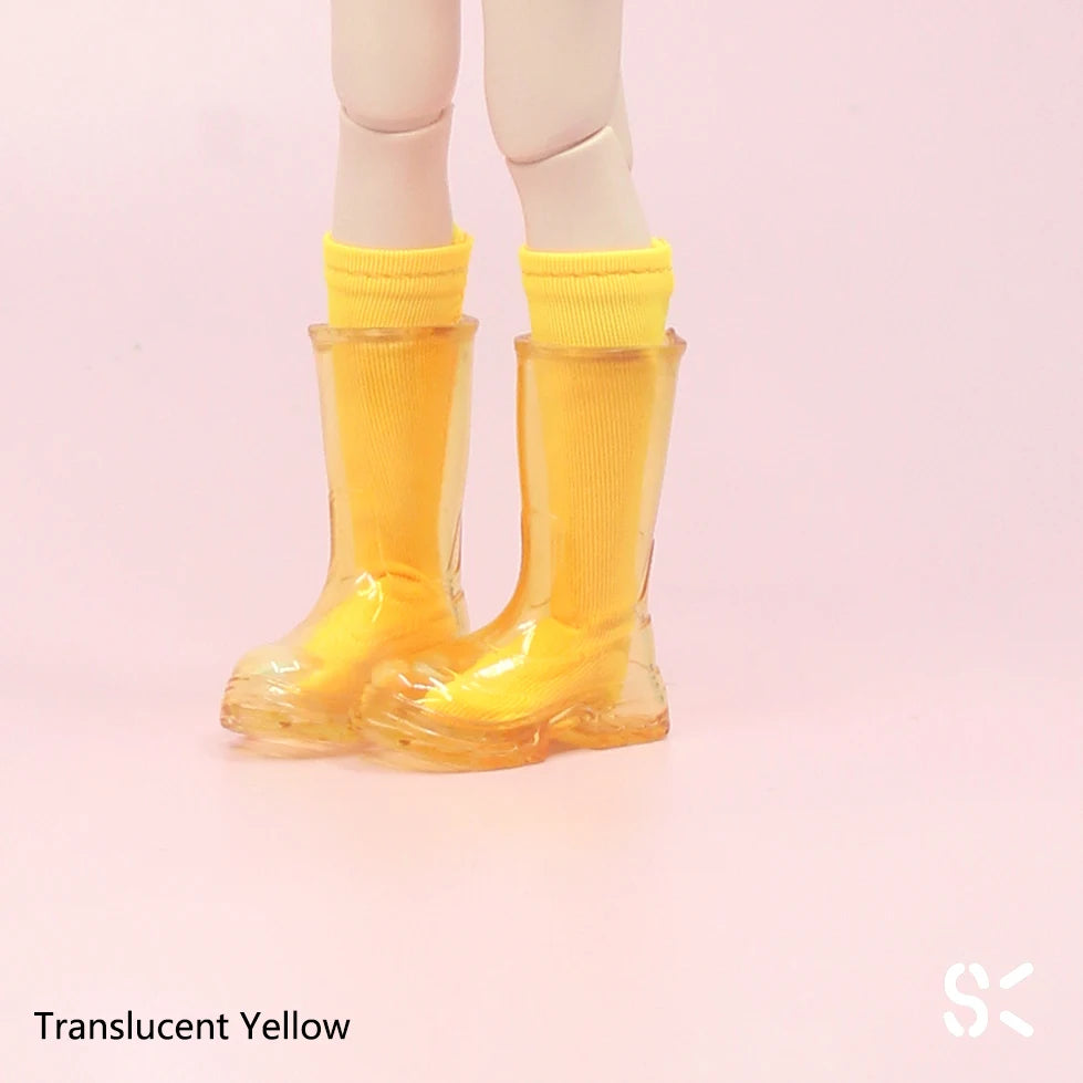 In-stock! SK Couture Rubber Boots for Blythe Obitsu 22, 24, Pureneemo XS-M