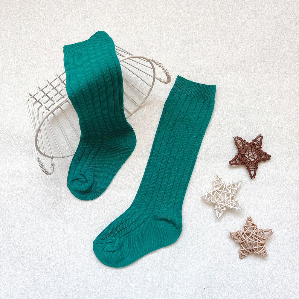 New Baby Stockings Spanish Boys And Girls Cotton Sock Long Soft Striped Children's Knee High Socks Kids School Uniform Socken