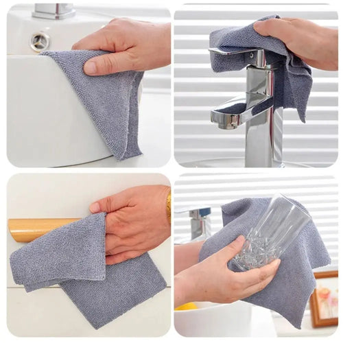 20PCS/Roll Reusable Microfiber Towel Replacement Household Kitchen Kitchen Cleaning Dishcloth Home Cleaning Towels