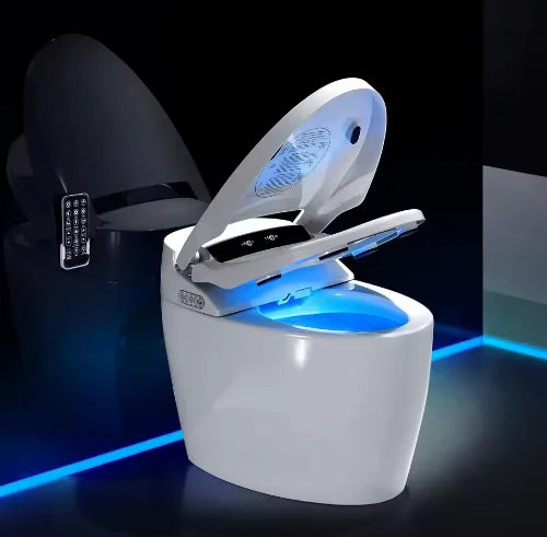 Economical modern automatic foot sensor flushing luxury smart toilet remote control toilet Wc integrated smart toilet