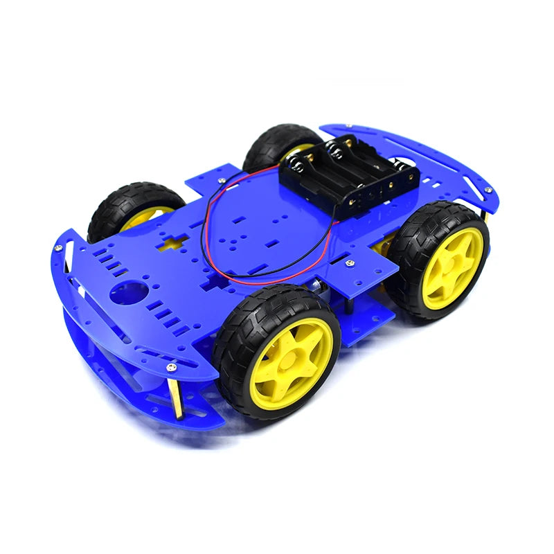 Smart Car Kit 4WD Smart Robot Car Chassis Kits Car With Speed Encoder and Battery Box Diy Electronic Kit for Arduino