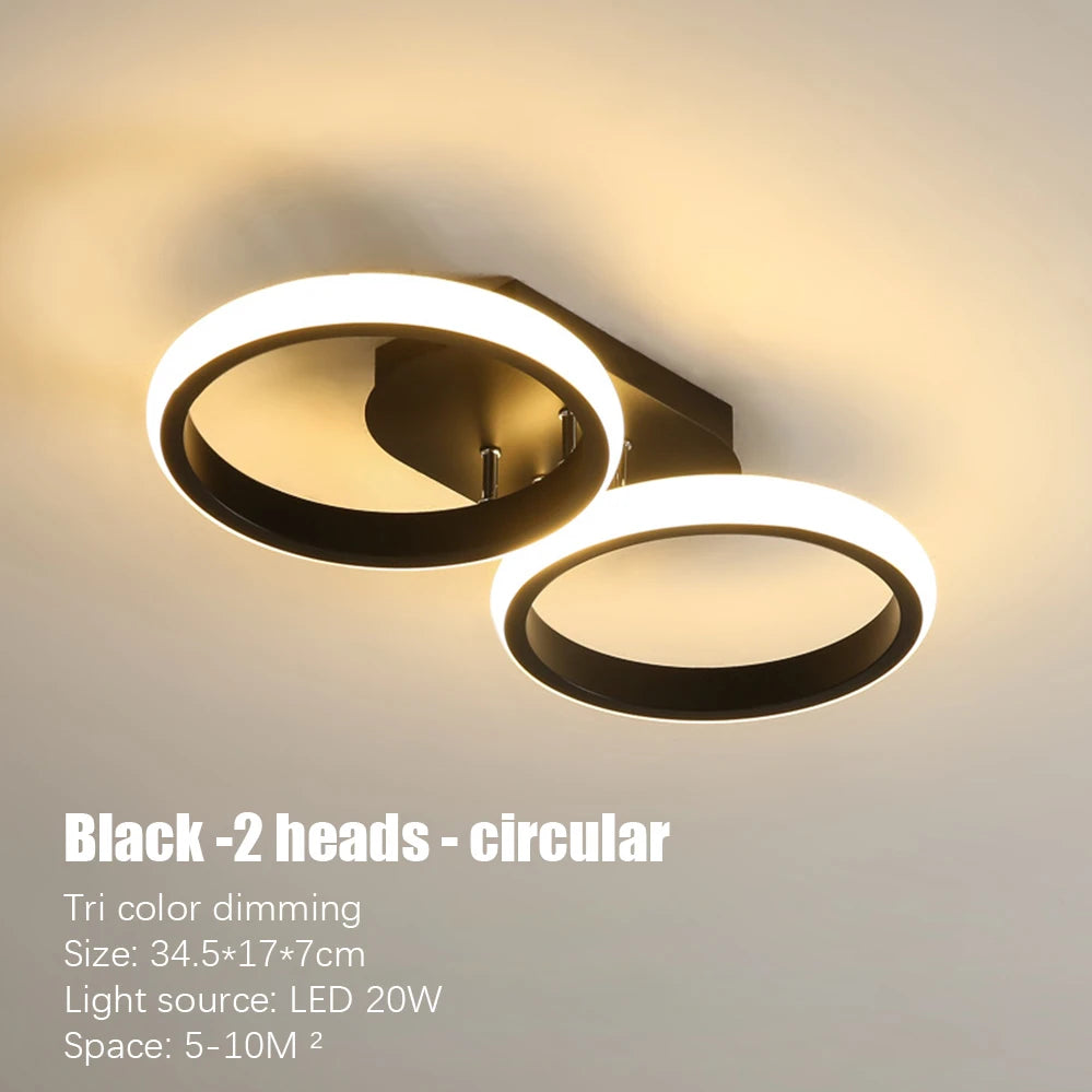 Modern LED Ceiling Lights Corridor Light Home Lighting Led Surface Mounted for Bedroom Living Room Corridor Light 3-color