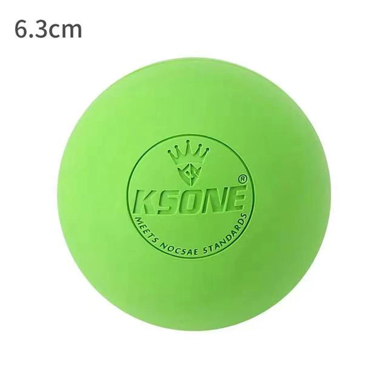 Massage Ball 6.3cm Fascia Ball Lacrosse Ball Yoga Muscle Relaxation Pain Relief Portable Physiotherapy Ball Jaw Exerciser Ball