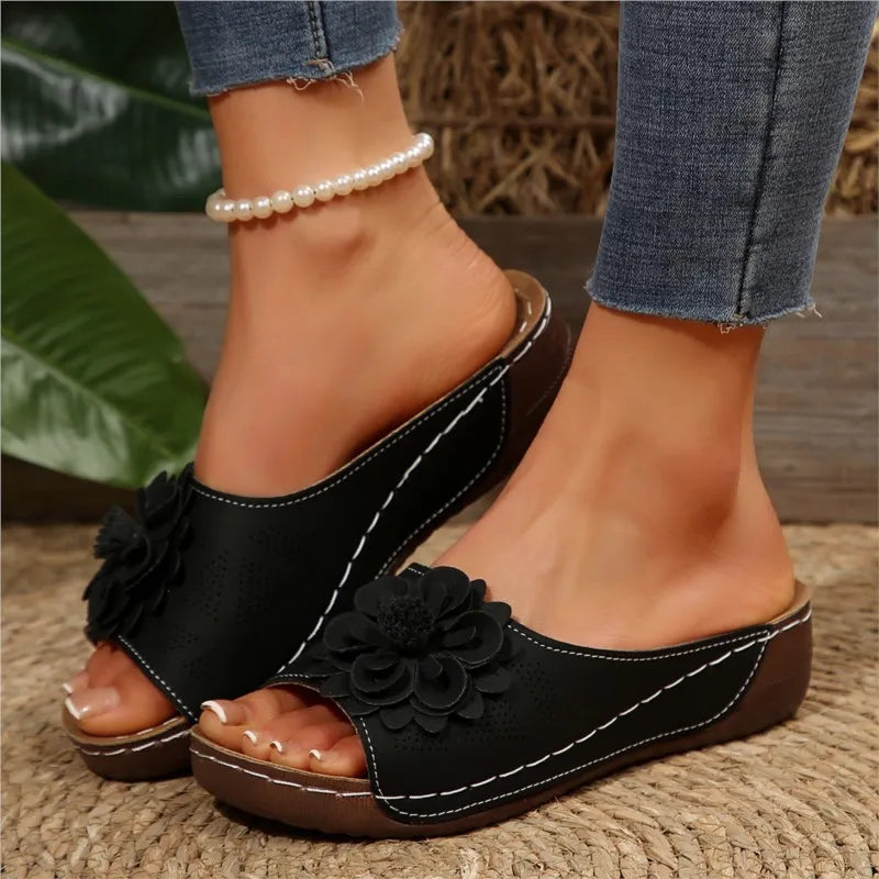 Summer Woman Shoes Sandals Casual Walking Shoes Slides Women Shoe Wedge Sandals For Women Outdoor Footwear Women Slippers Female