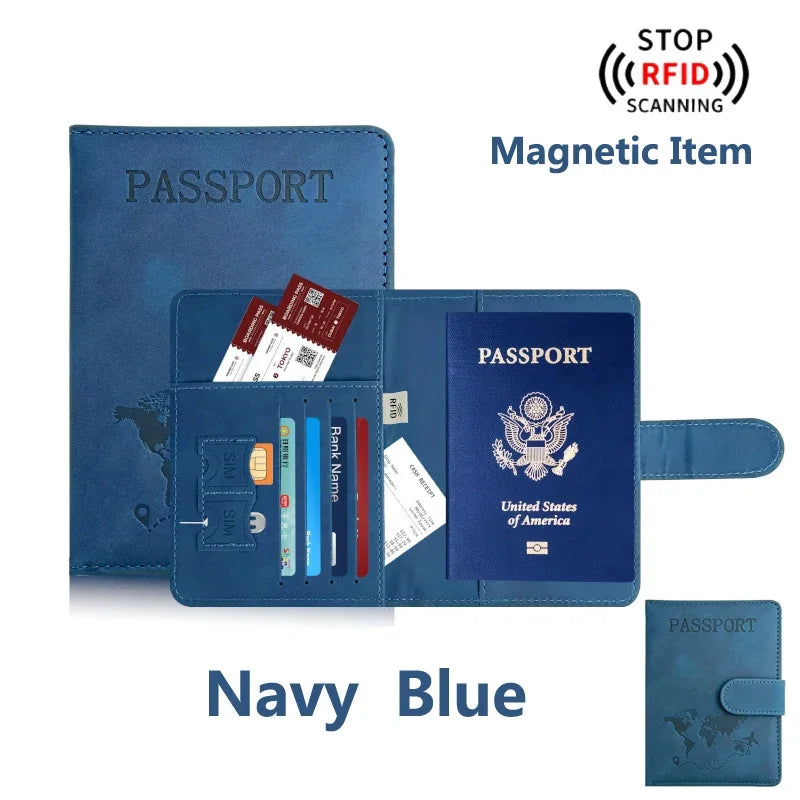 Passport Holder for Travel Essentials  Passport Wallet,Passport Book Holders for Women/Men Cover Case for Travel  Accessories