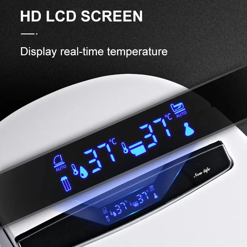 Economical modern automatic foot sensor flushing luxury smart toilet remote control toilet Wc integrated smart toilet