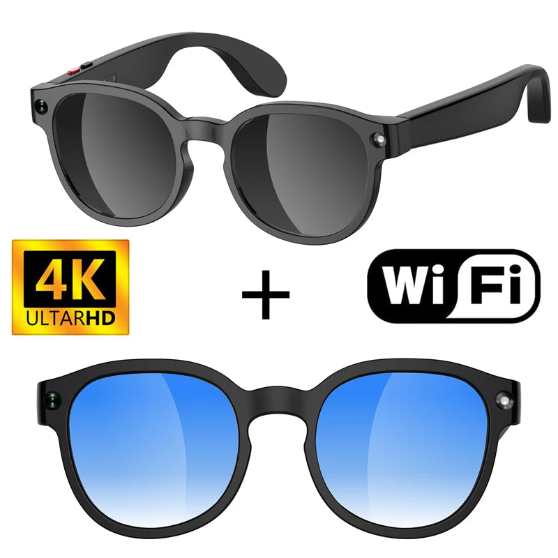 8K HD AI Smart Glasses 800w Pixel Multifunctional Camera Bluetooth Call Voice Assistant Music Player Smart Translation ﻿2026 New