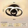 Modern Style LED Ceiling Lamp Geometric Shape Aisle Corridor Light Wall light Kitchen/ Bedroom Lighting 110V White/Warm light