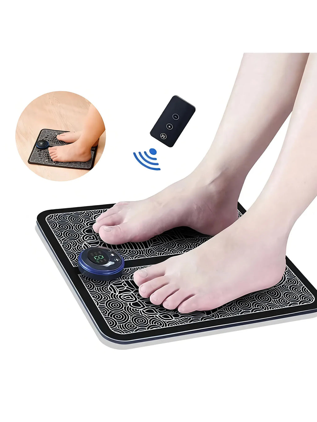 Rechargeable Electric Foot Massager - Improves Blood Circulation And Relaxes Muscles