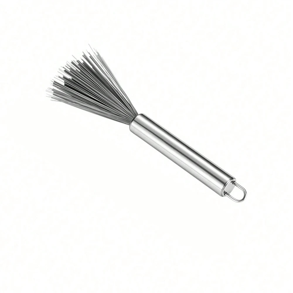 2pcs Multi-Functional Cleaning Brush Steel Handle Household Cleaning Brush Home Cleaning Helper