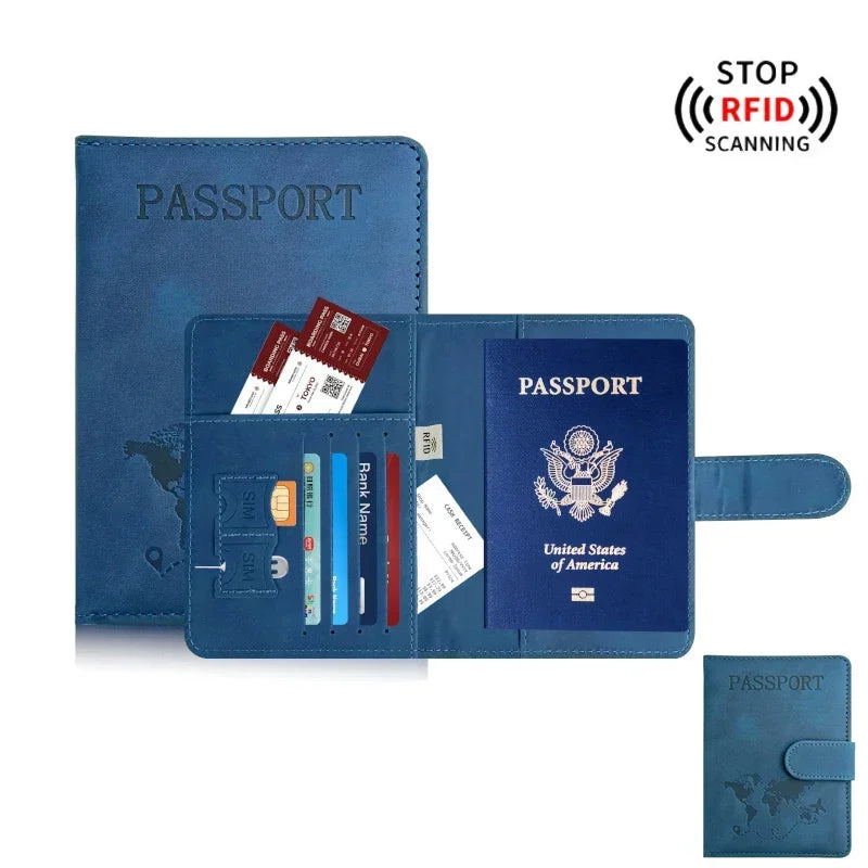 Passport Holder for Travel Essentials  Passport Wallet,Passport Book Holders for Women/Men Cover Case for Travel  Accessories