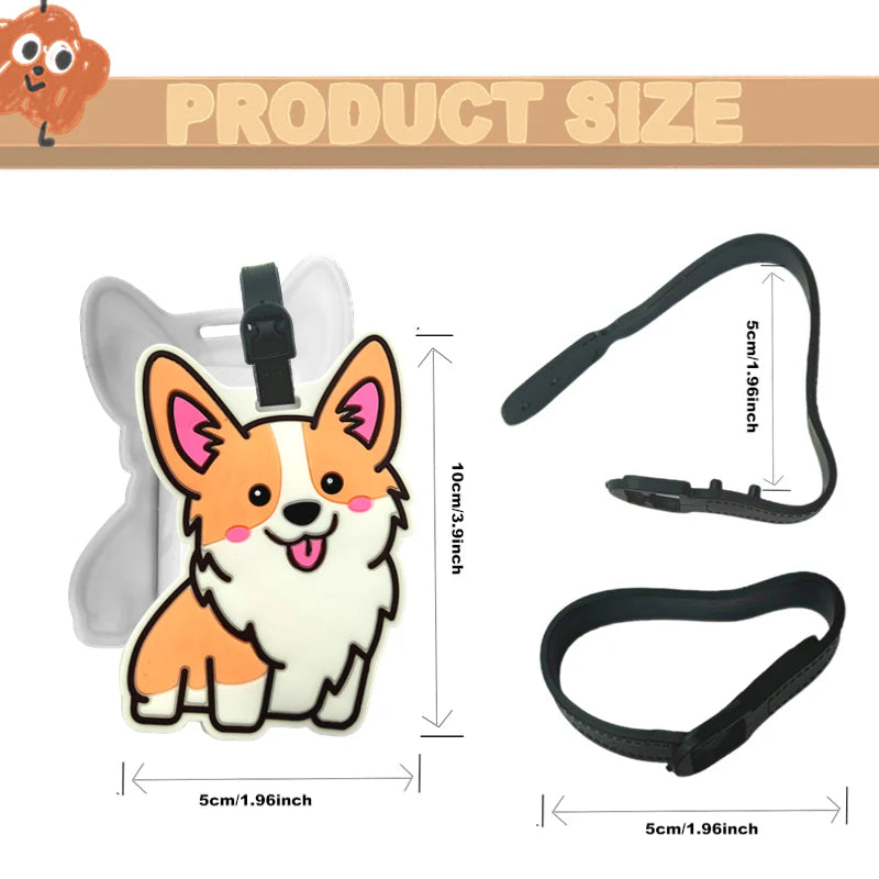 Fashion travel accessories, cute animals, luggage tags, silicone luggage bags, ID add ons, luggage racks, boarding passes, porta