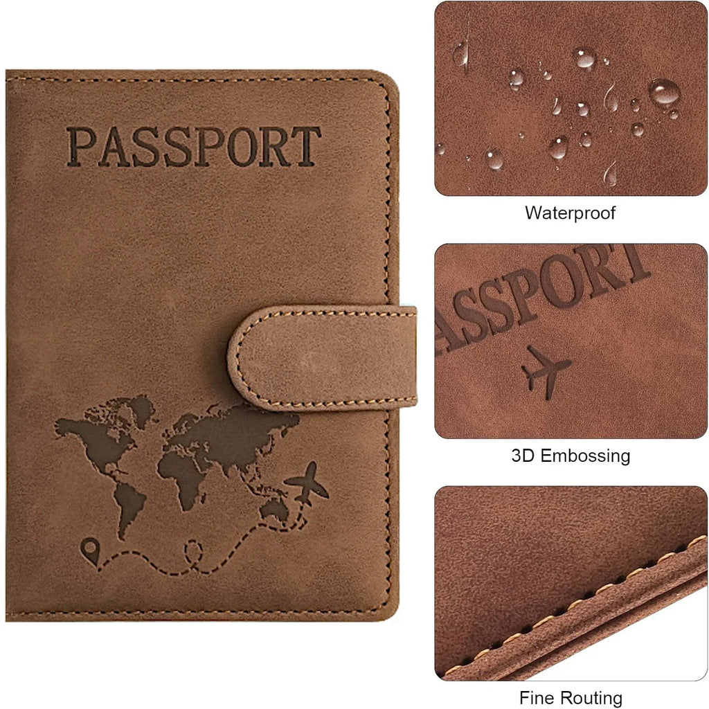 Passport Holder for Travel Essentials  Passport Wallet,Passport Book Holders for Women/Men Cover Case for Travel  Accessories