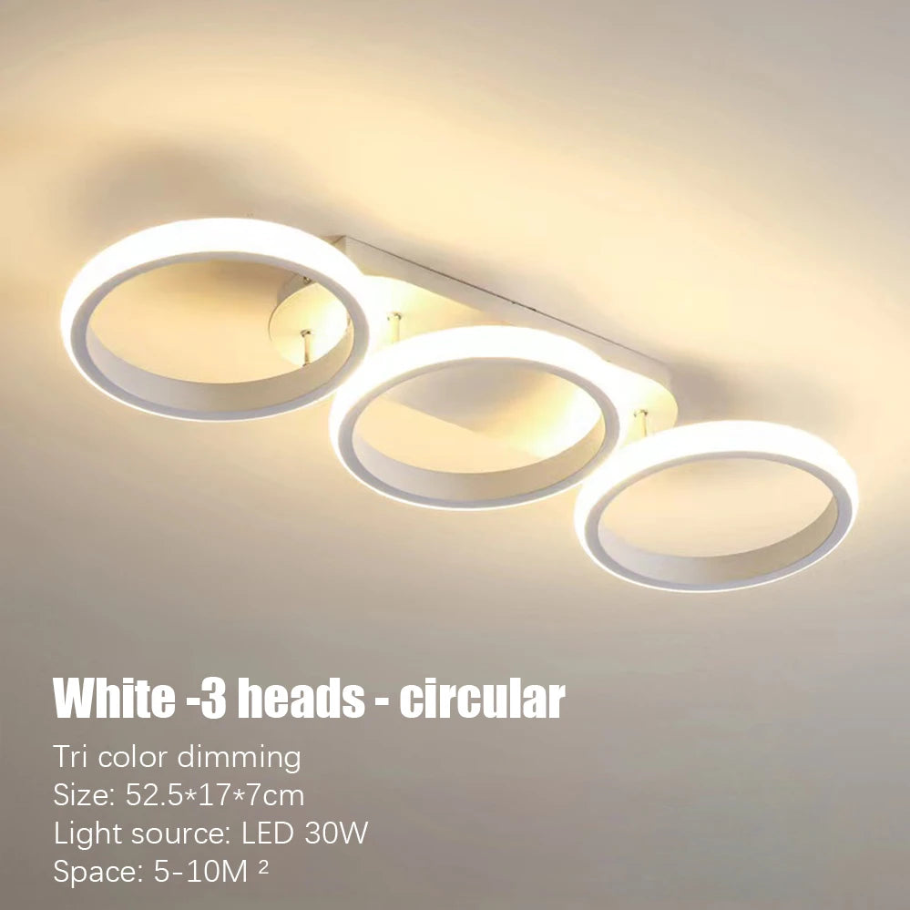 Modern LED Ceiling Lights Corridor Light Home Lighting Led Surface Mounted for Bedroom Living Room Corridor Light 3-color