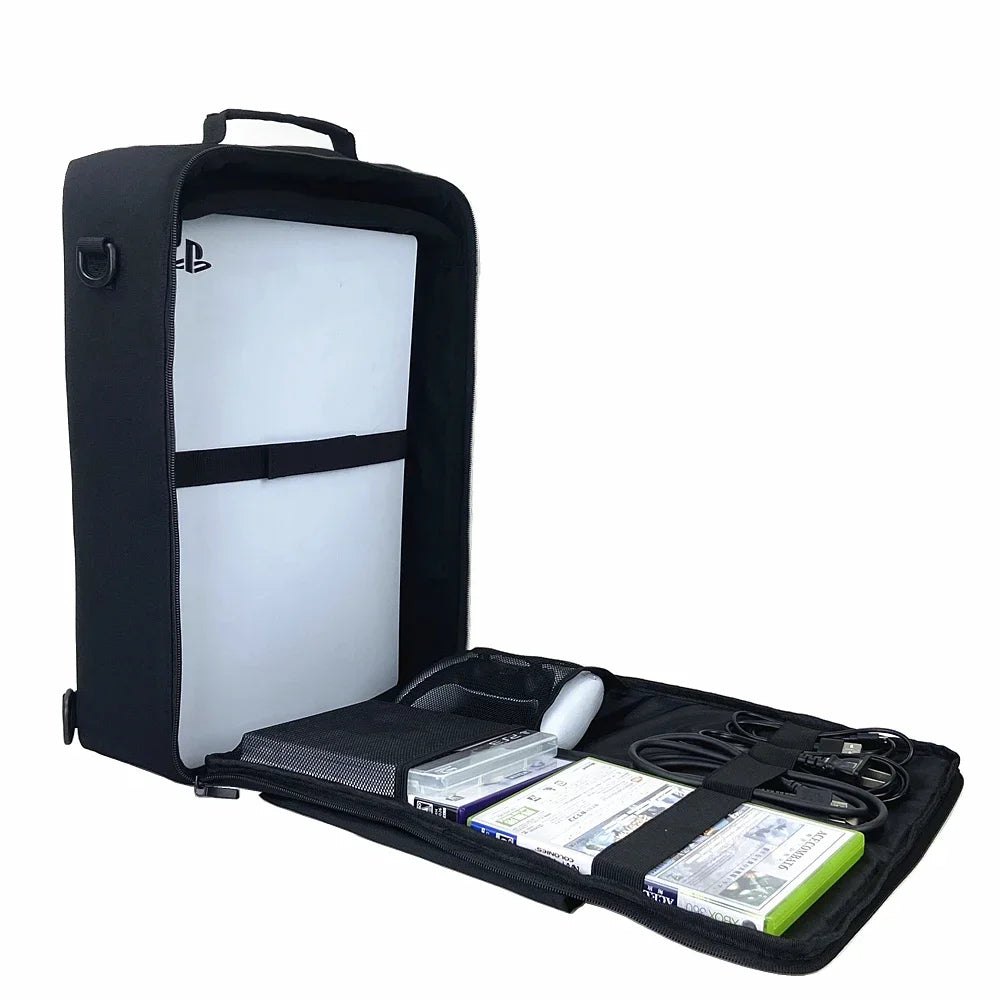 Portable PS5 Travel Carrying Case Storage Bag Handbag Shoulder Bag Backpack for Playstation 5 Game Console Accessories