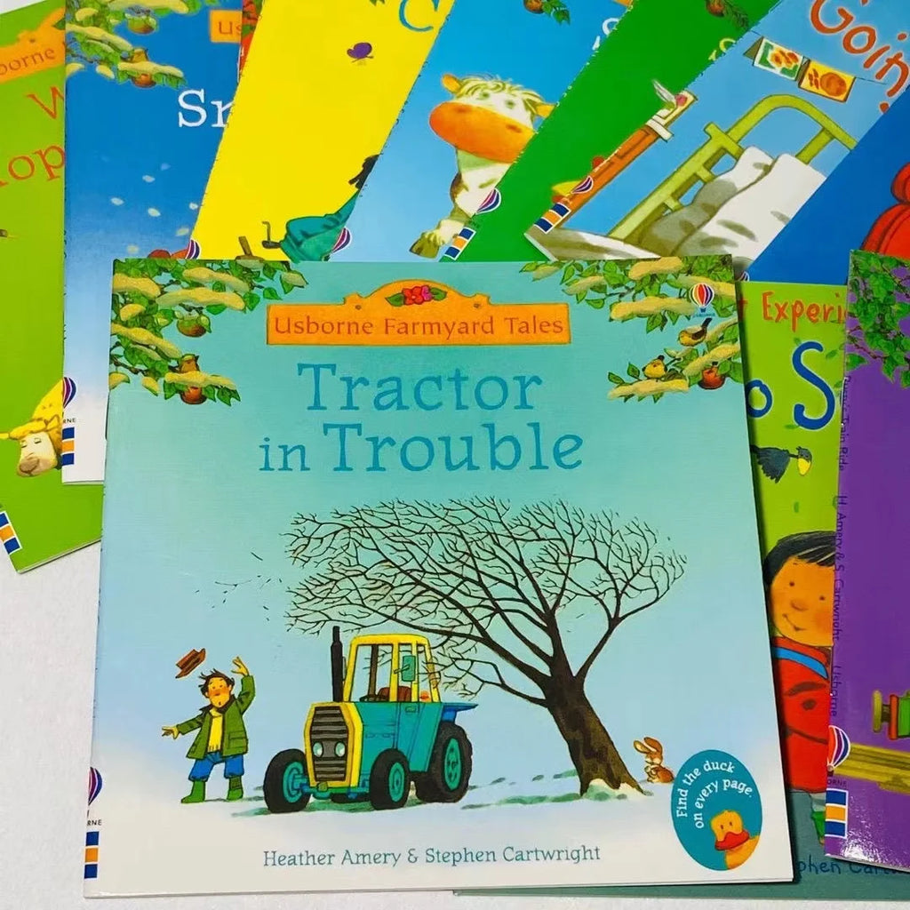 20 Books/set  Kids Usborne Picture Books for Children Baby Famous Story English Child Book Educativo Infantil
