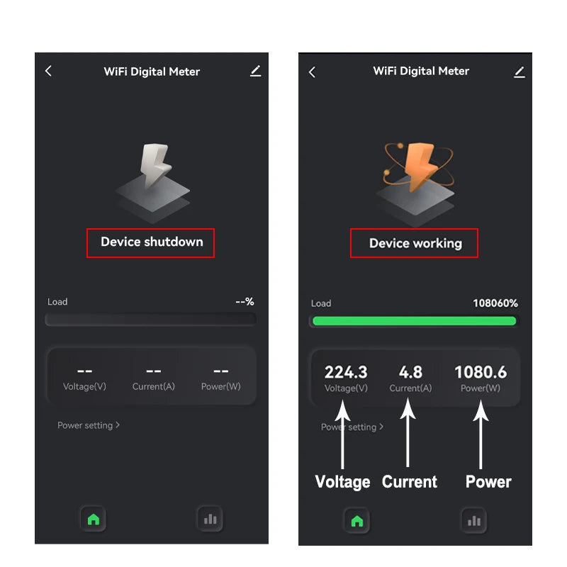 Smart WiFi Digital Energy Meter 80A with CT Clamp Sensor App Real-time Monitor Power Consumption AC100-240V  Work with Tuya