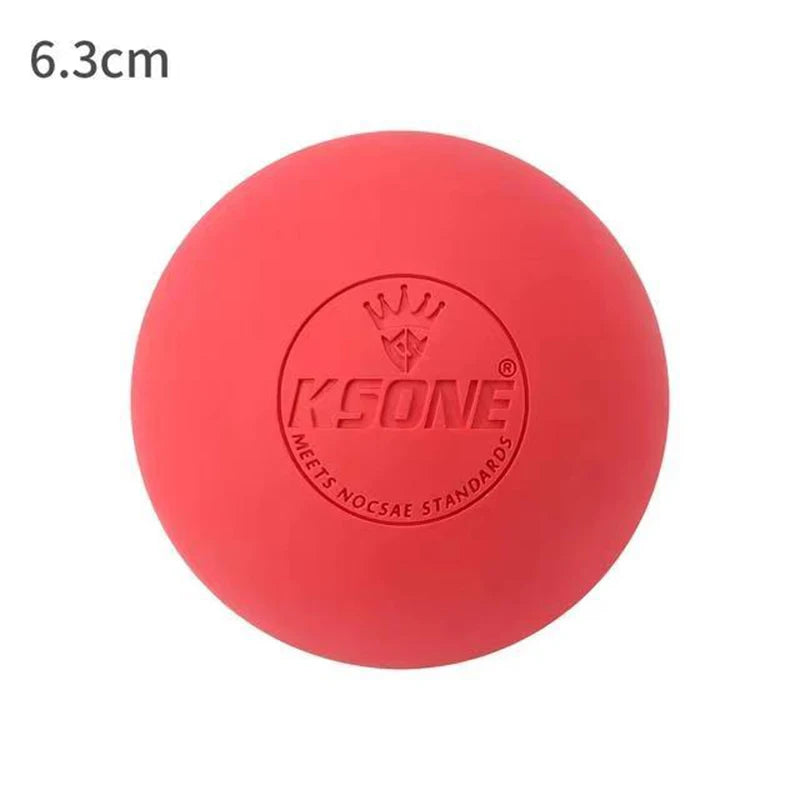 Massage Ball 6.3cm Fascia Ball Lacrosse Ball Yoga Muscle Relaxation Pain Relief Portable Physiotherapy Ball Jaw Exerciser Ball