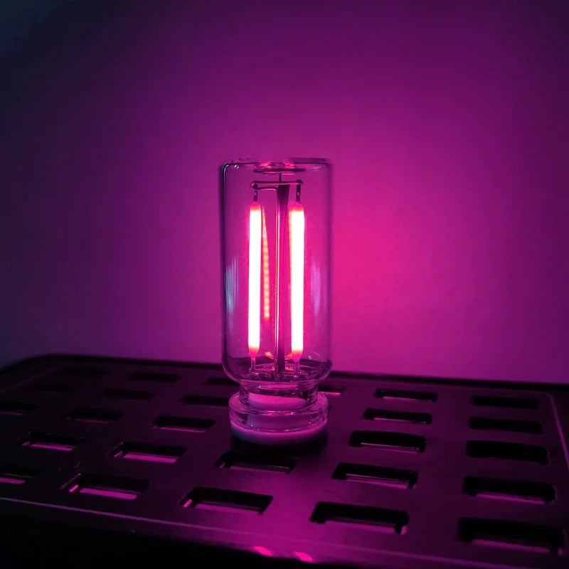 Car USB Night Light Touch Dimmable LED Filament Lamp Portable Lighting Plug and Play Decorative Atmosphere Light for Car Bedroom